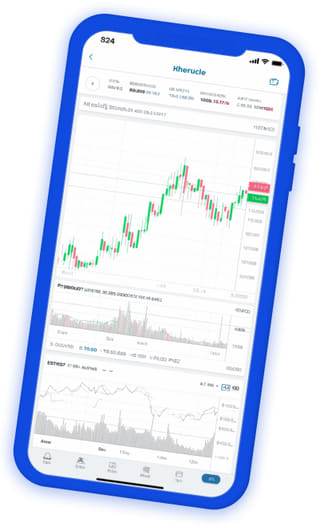 Live portfolio dashboard of the Tallybrance crypto trading app